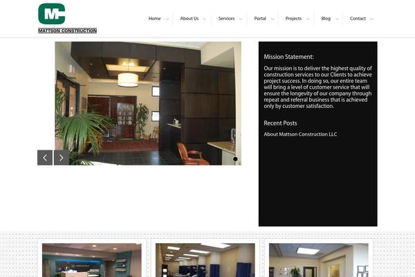 mattsonconstruction.com site used Mattsonconstruction_theme