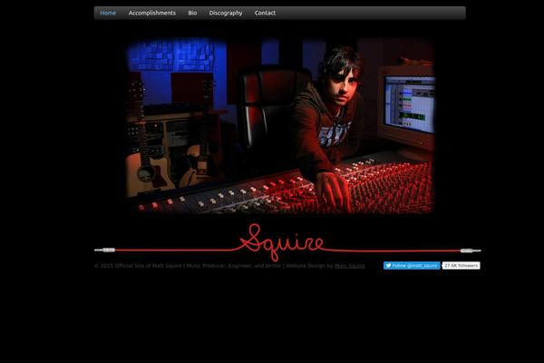 mattsquire.com site used Mattsquire