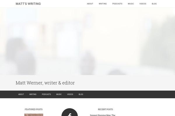 Minimum Pro theme site design template sample