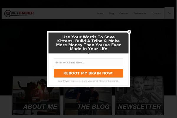 Site using Thrive Leads plugin