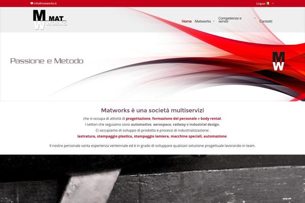 Divi theme site design template sample