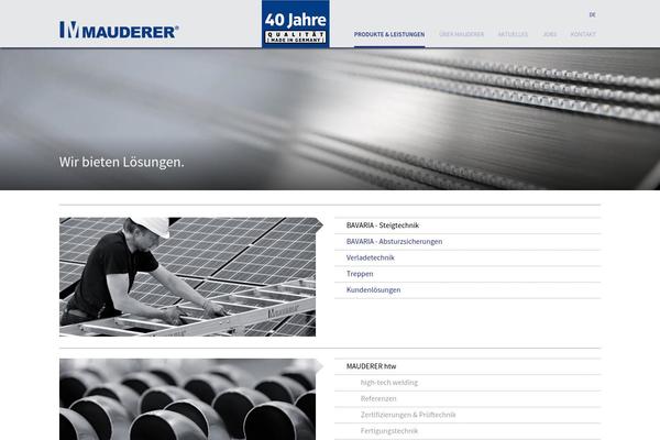 mauderer.de site used Mauderer
