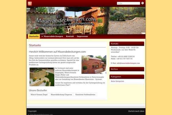 mauerabdeckungen.com site used Graphene
