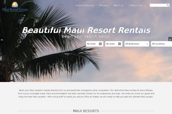 mauirental.com site used Maui-rental