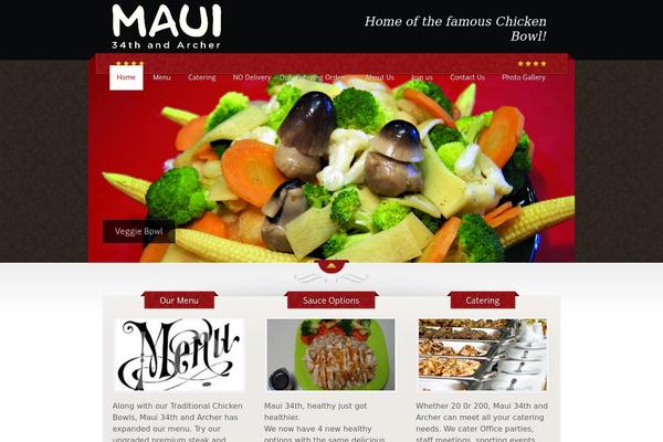 The Restaurant theme site design template sample