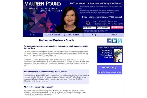 maureenpound.com site used Maureen2