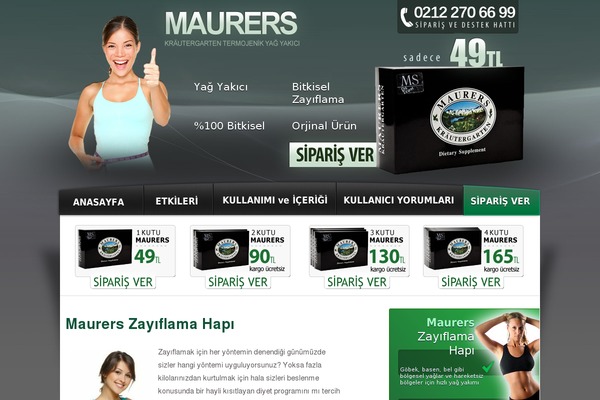 maurerssiparisi.com site used Maurers