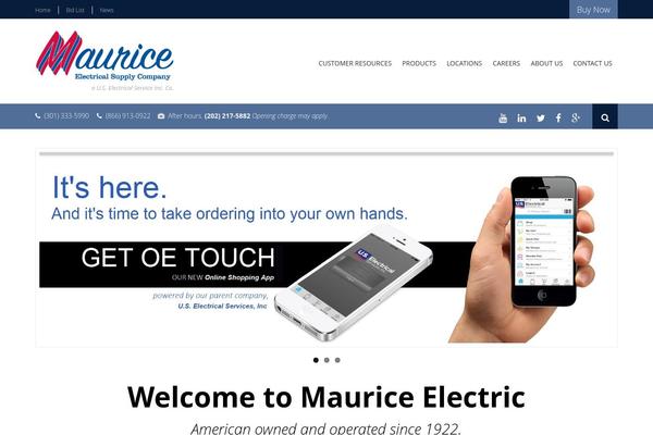mauriceelectric.com site used Maurice