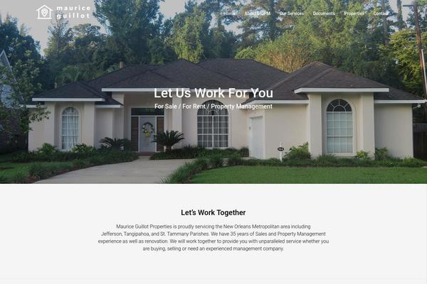 WordPress website example screenshot