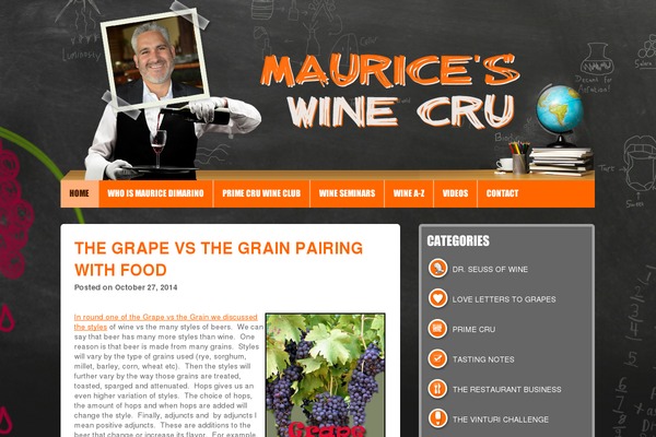 mauricescru.com site used Maurice-theme