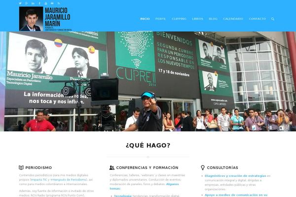 Enfold theme site design template sample