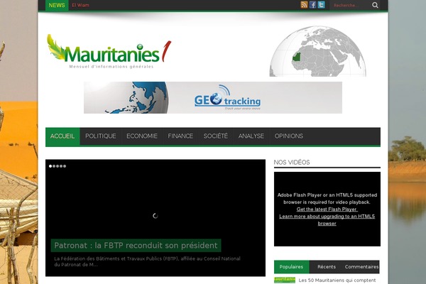 mauritanies1.mr site used Mauritanies1
