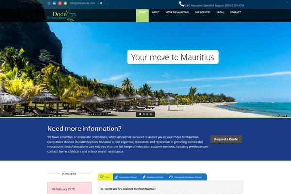 mauritiusrelocation.com site used Dodorelocations