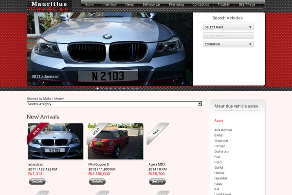 WordPress website example screenshot