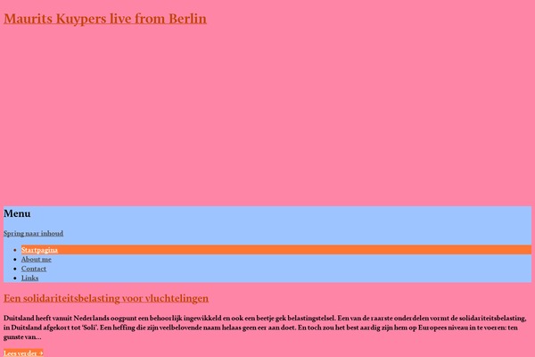 WordPress website example screenshot