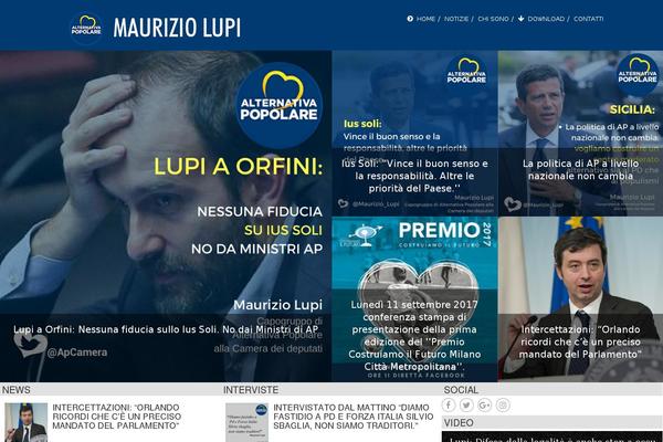 mauriziolupi.it site used Lupi