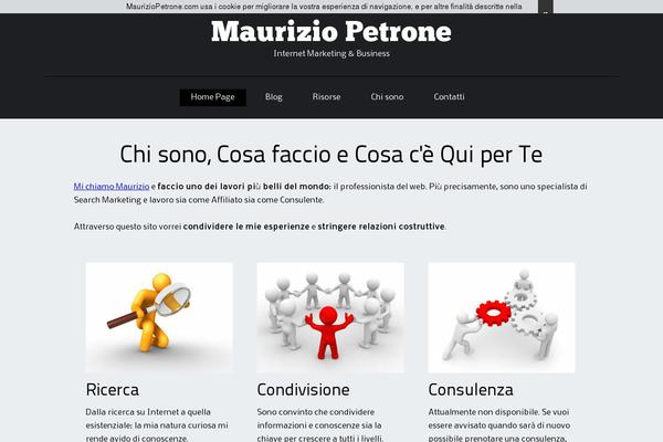 mauriziopetrone.com site used Themealley.business.plus