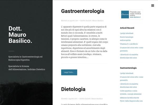 maurobasilico.it site used Maurobasilico