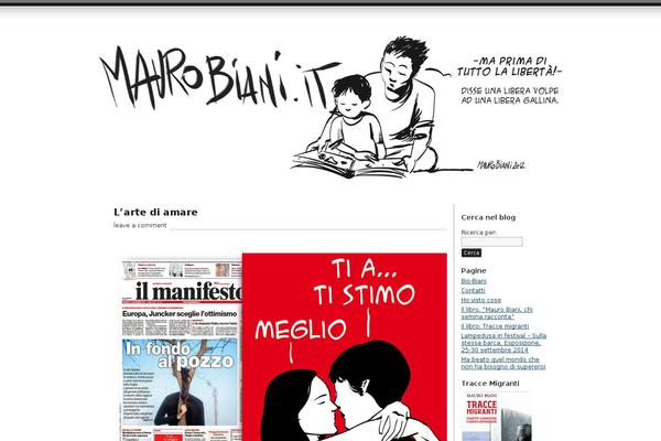 maurobiani.it site used Journalist1