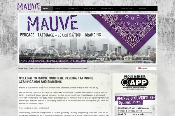 mauvemontreal.com site used Mauvemontreal