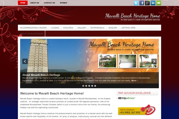 mavallibeachheritage.com site used Magweb
