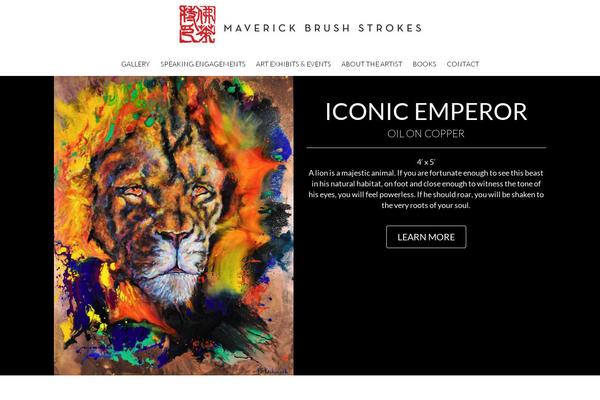 Maverick theme site design template sample