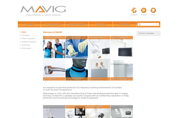 mavig theme websites examples