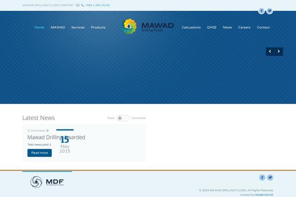 mawad-drilling.com site used Mw