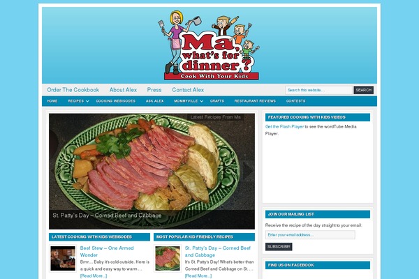 WordPress website example screenshot