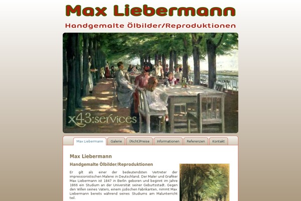 max-liebermann.pw site used Theme_liebermann