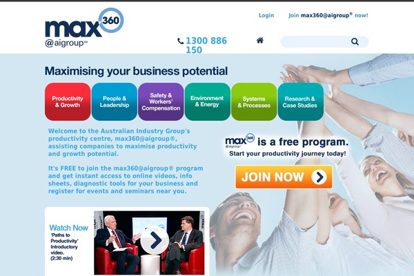 max360.com.au site used Max360