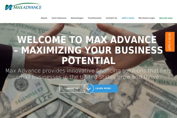 maxadvance.com site used Slant