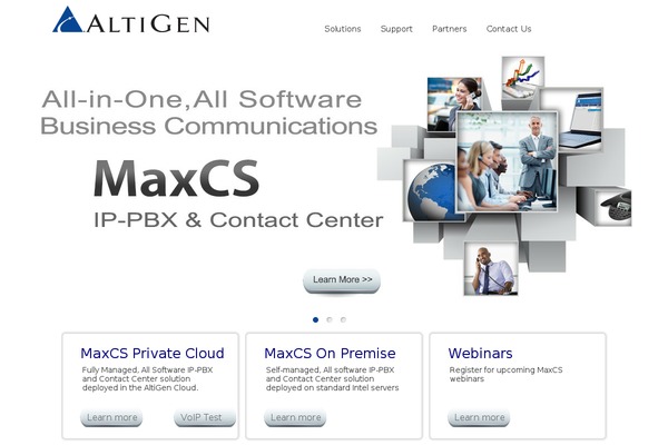 maxcs.com site used Altigen