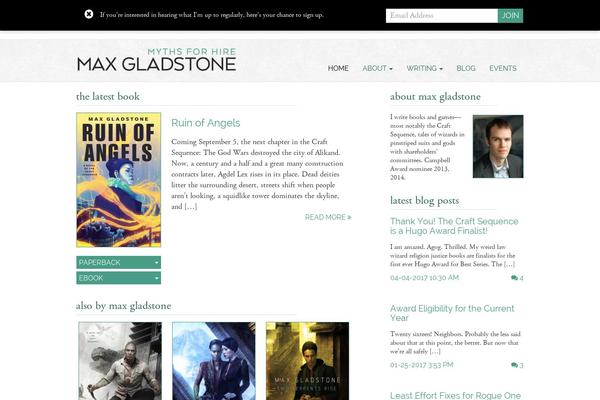 WordPress website example screenshot