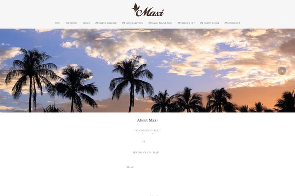 maxi-j.com site used Maxitheme
