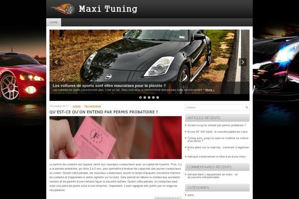 Fastcar theme site design template sample