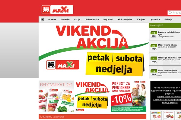 maxi.ba site used Maxi