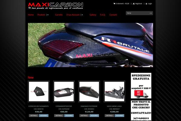 maxicarbon.com site used Maxi_theme