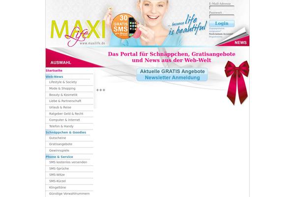 maxilife.de site used Maxilife