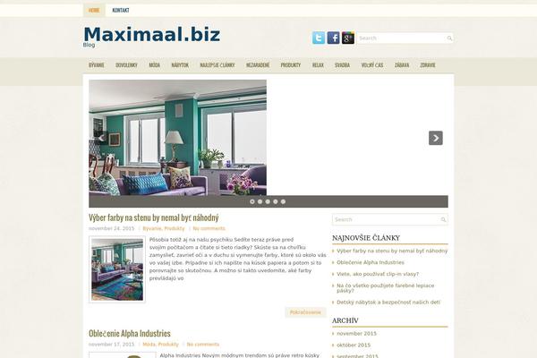 maximaal.biz site used Deco