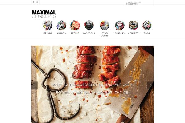 maximalconcepts.com site used Maximalv2