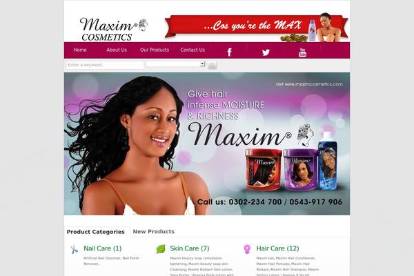 maximcosmetics.com site used Classifiedstheme