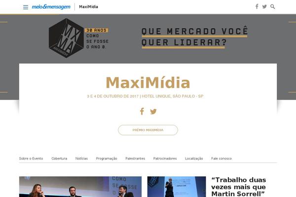 maximidia.com.br site used Theme_eventos