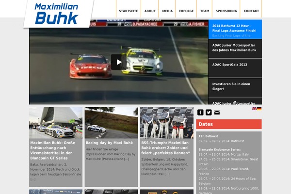WordPress website example screenshot