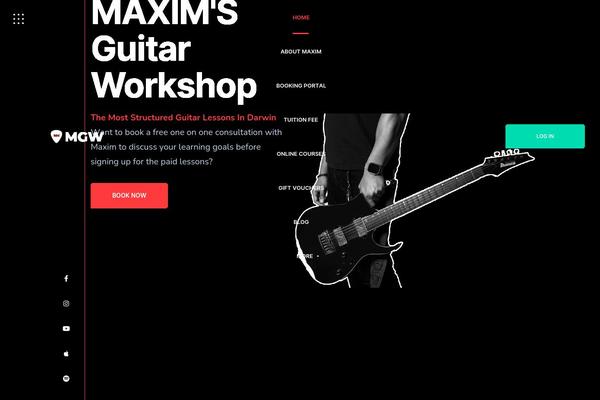 maximsguitarworkshop.com site used Technum