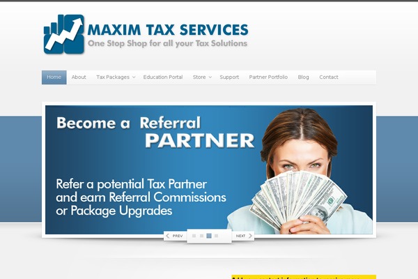 Maxx WP theme site design template sample