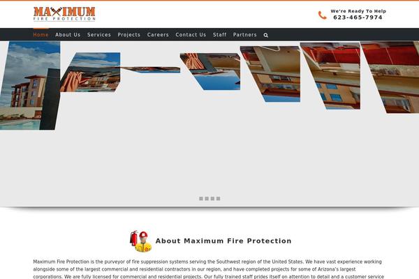 WordPress website example screenshot