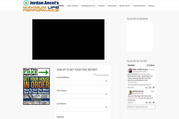 Enfold theme site design template sample