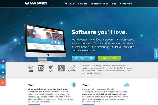 maxiomtech.com site used Maxiomtech