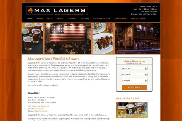 maxlagers.com site used Max
